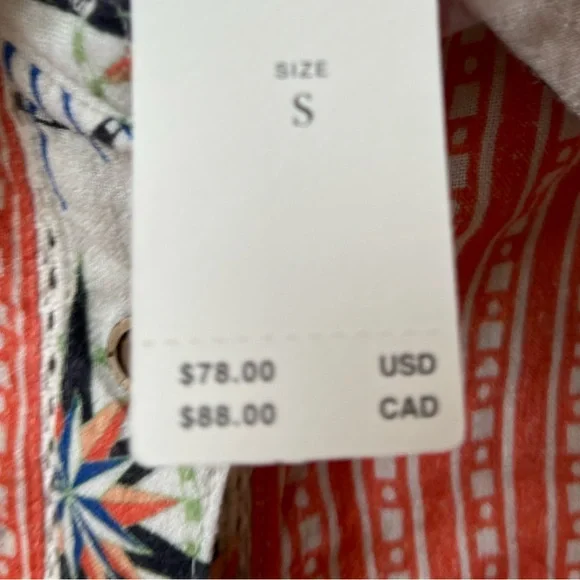 Super chic Anthropologie NWT Set Linen blend generously sized SM top & pants - Picture 6 of 16